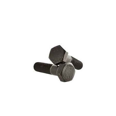 Class 8.8, M24-3.00 Hex Head Cap Screw, Plain Steel, 180 Mm L, 5 PK